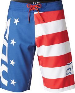 Fox Red White and Blue Boardshort